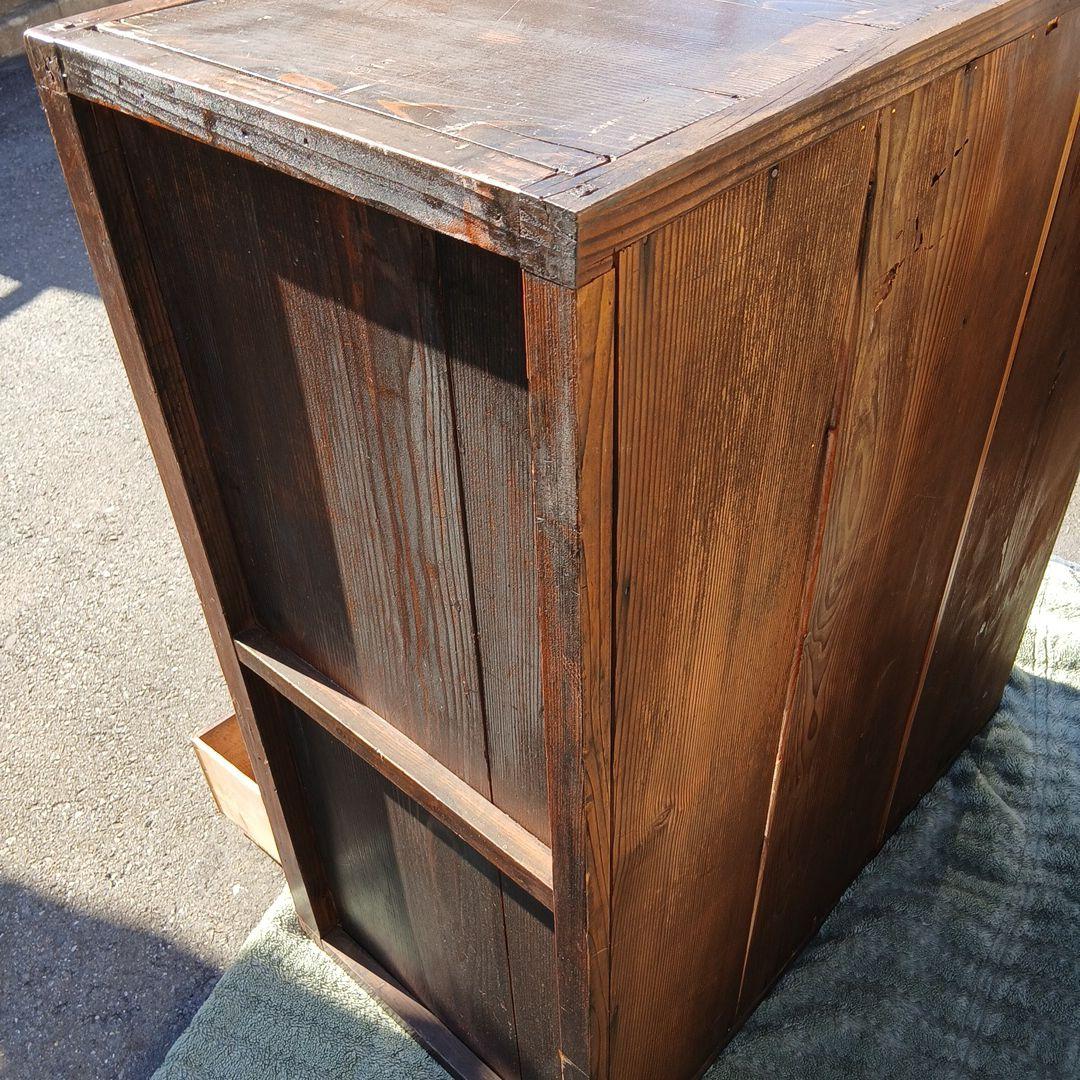 ☆昭和レトロ大正ロマン 小型茶タンス☆古民家 古家具 当時物