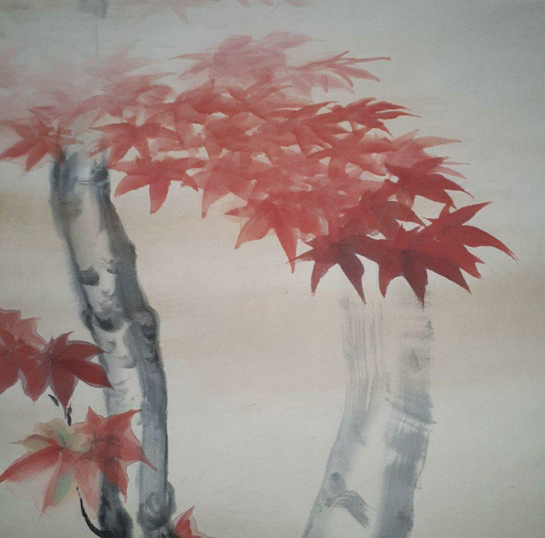掛け軸/秋/もみじ紅葉