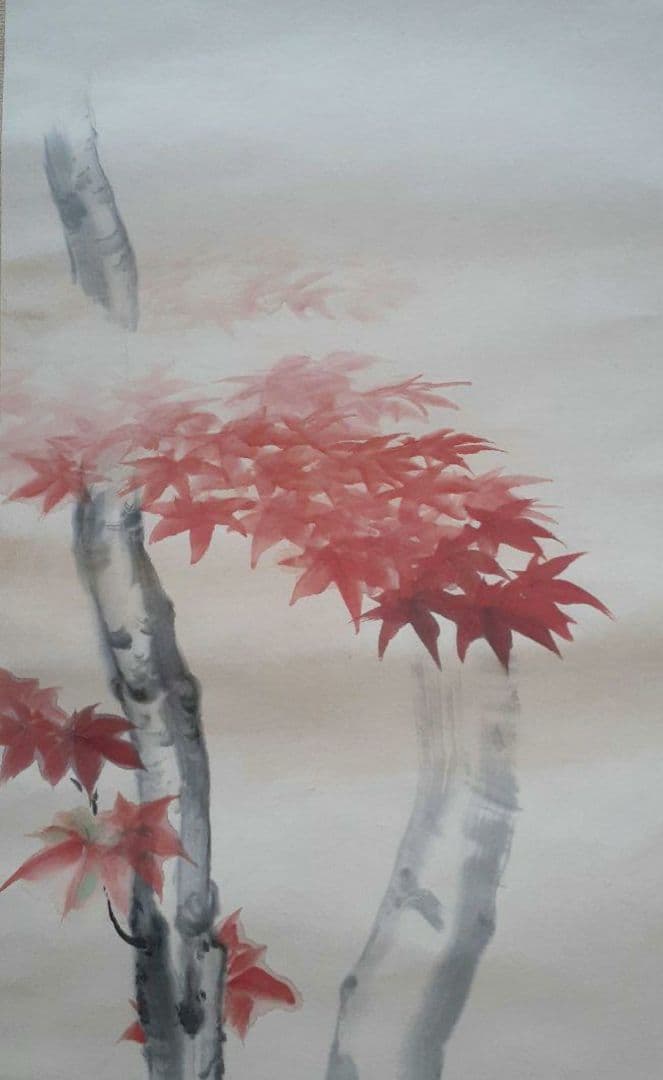 掛け軸/秋/もみじ紅葉