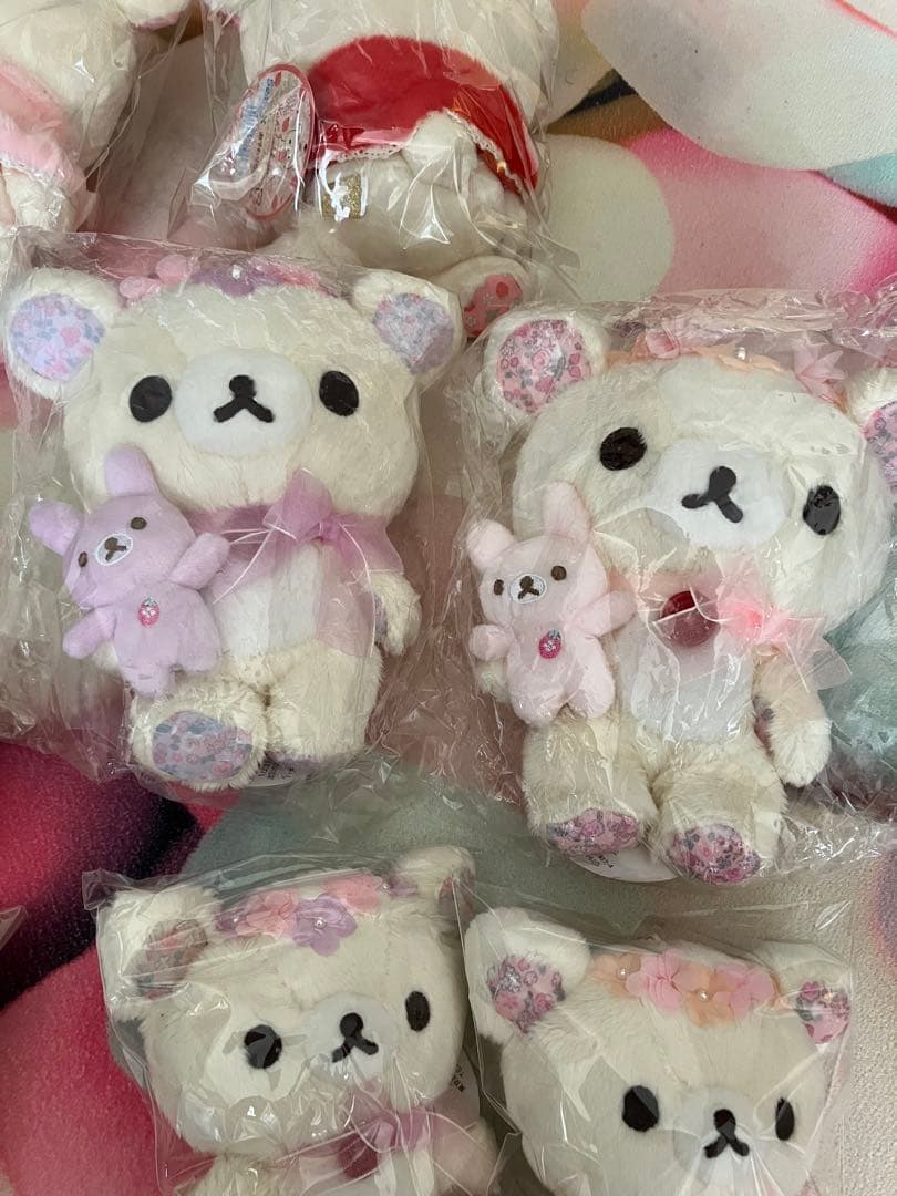 コリラックマ　ストア限定　おすわりぬいぐるみ　ぶらさげぬいぐるみ　花冠