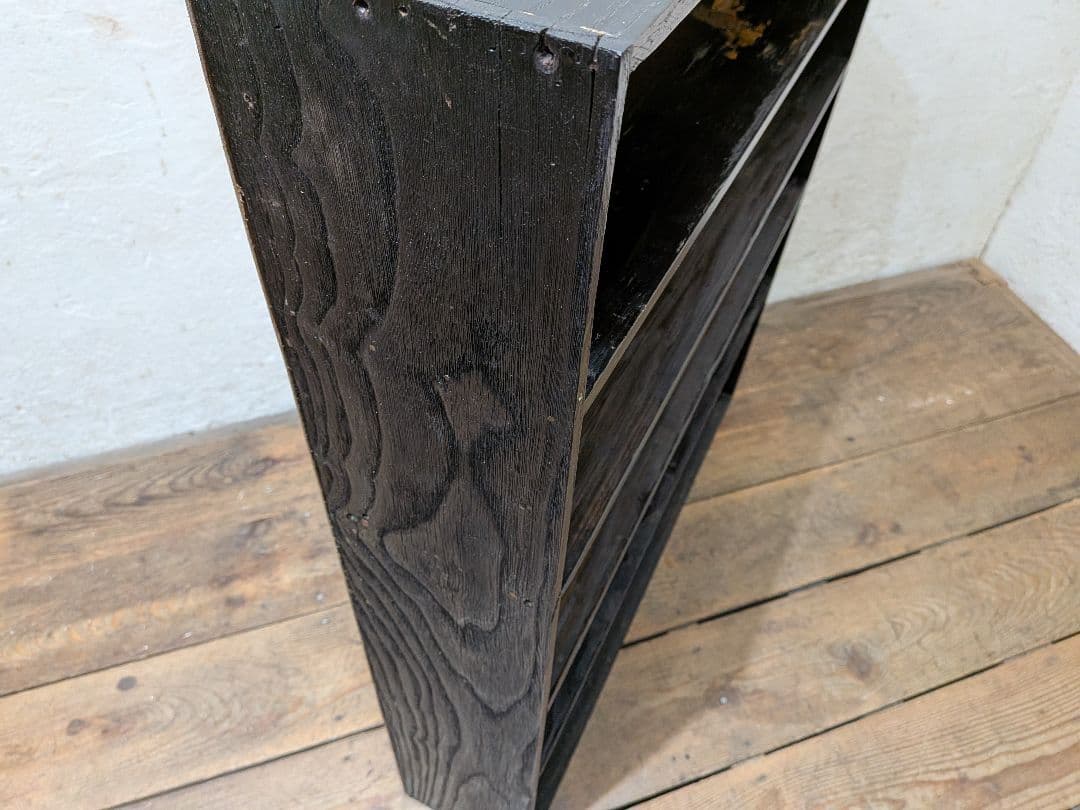 1131 ビンテージ　薄型　ディスプレイラック　飾り棚　陳列棚　小物入れ　レトロ