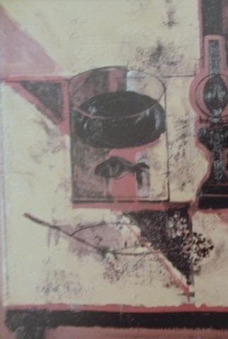 島田章三、【人と卓上のコンポジション】、希少な額装用画集より