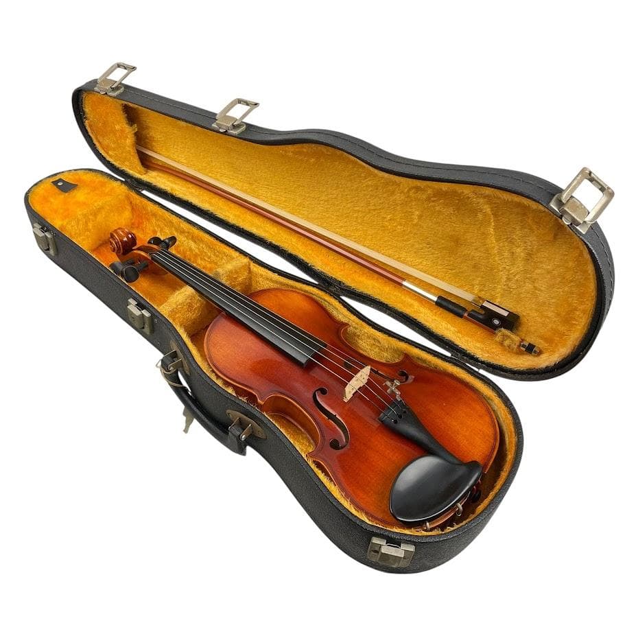 美虎杢●鈴木バイオリン No.330● 1/4 新品弓付 1977年 一枚板