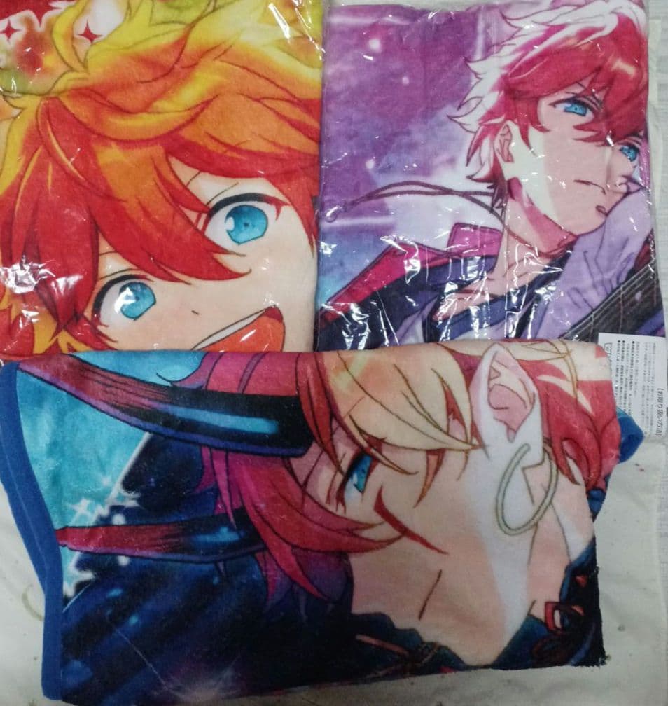 【3枚セット】あんスタ 明星スバル ブランケット ビジュアル タオル