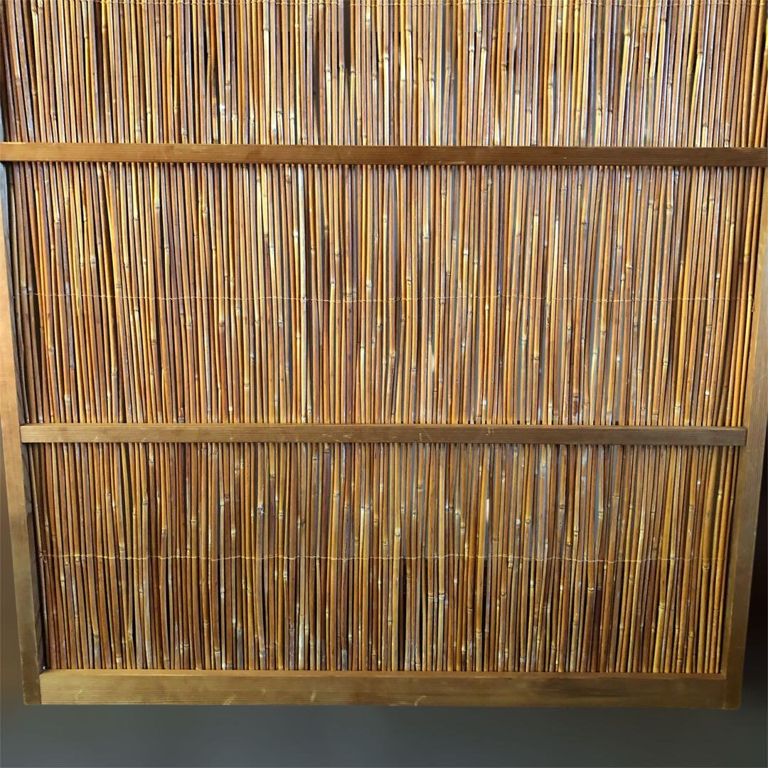 花寄屏風　2枚折　高さ約164㎝　2連幅176㎝