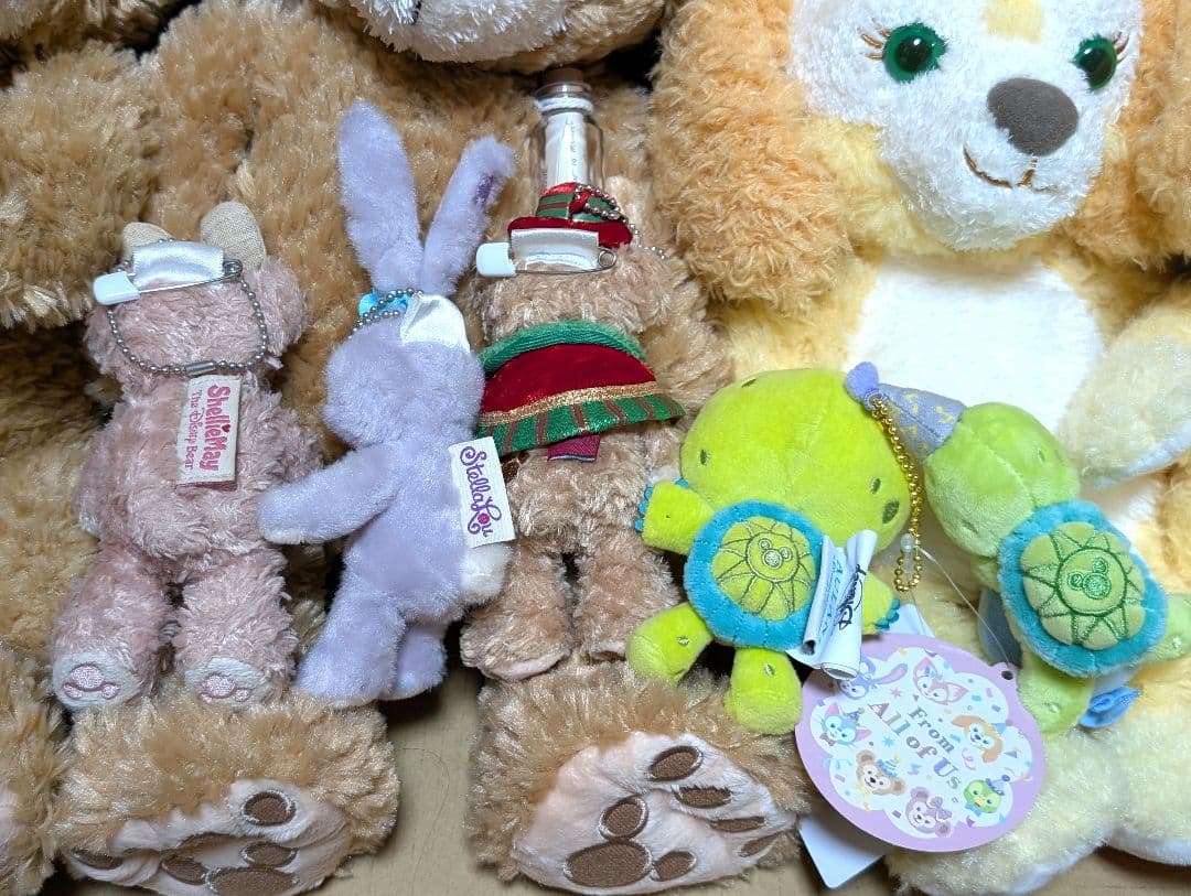 ディズニーお土産　ダッフィー・シェリーメイ・クッキーアン ぬいぐるみまとめ売り