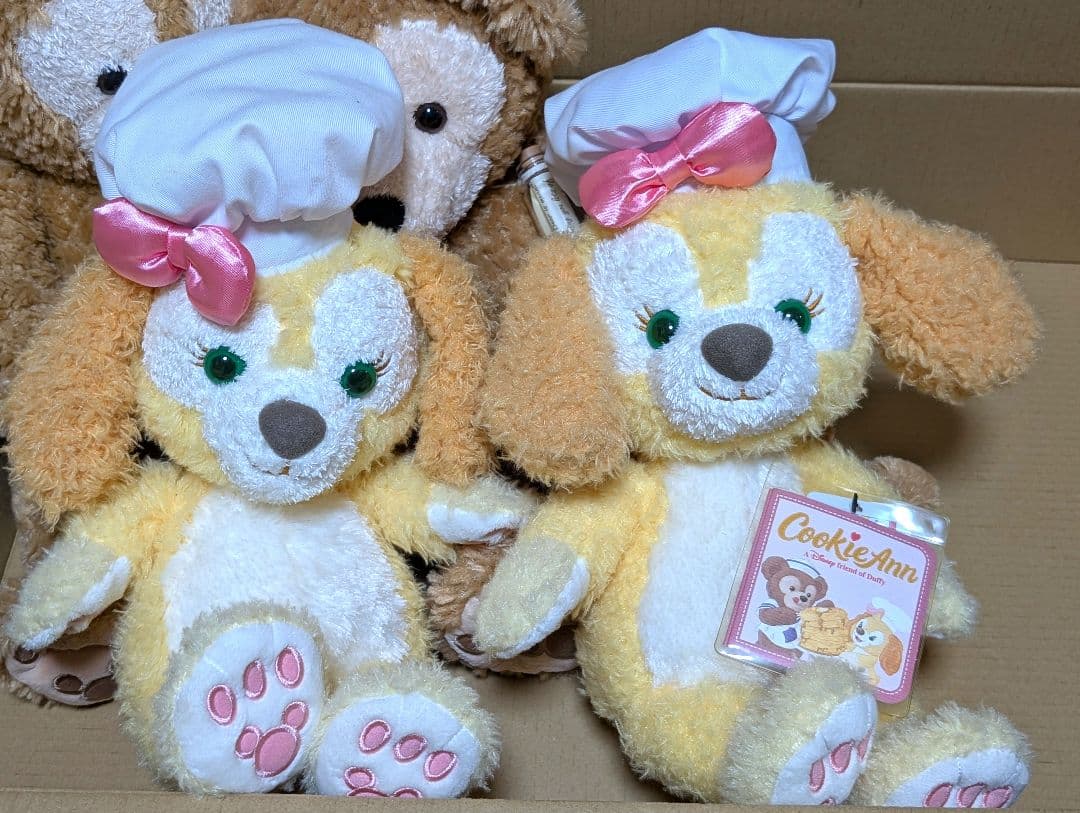 ディズニーお土産　ダッフィー・シェリーメイ・クッキーアン ぬいぐるみまとめ売り