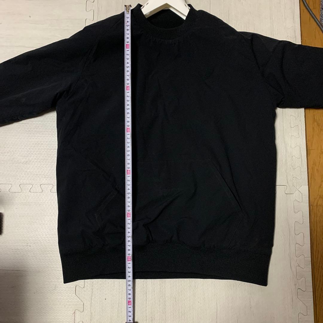 TFW49 プリント 黒 長袖カットソー