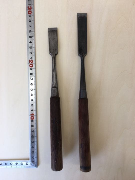 大工道具　突き鑿　2丁(1丁4200円)