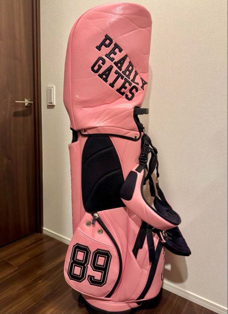 PEARLY GATES パーリゲイツ ゴルフキャディバッグ 89 ピンク