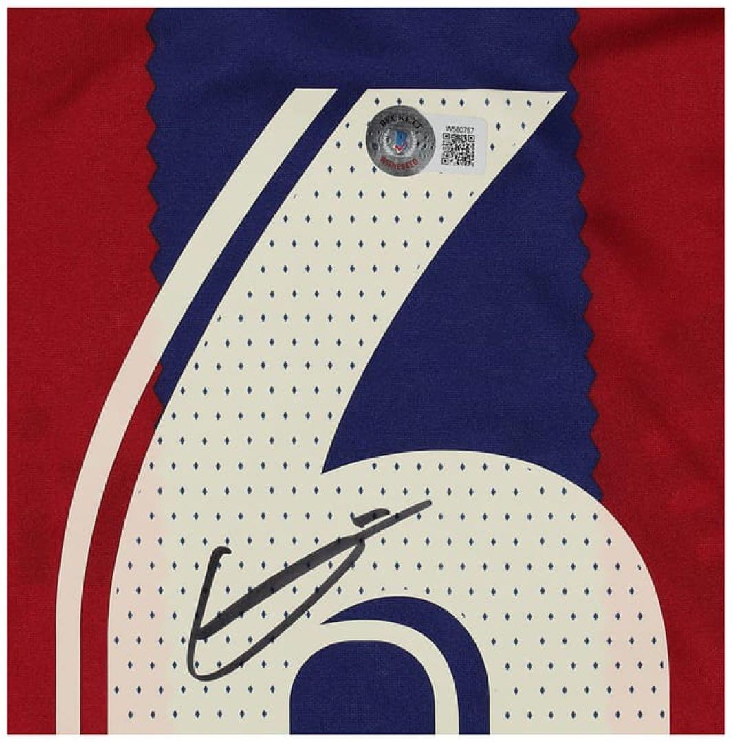 FCバルセロナ GAVI 6 サイン入り ベケット鑑定済