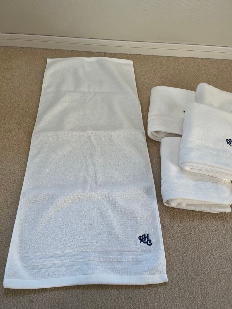 ロンハーマン RHC フェイスタオル　5枚　ホワイト