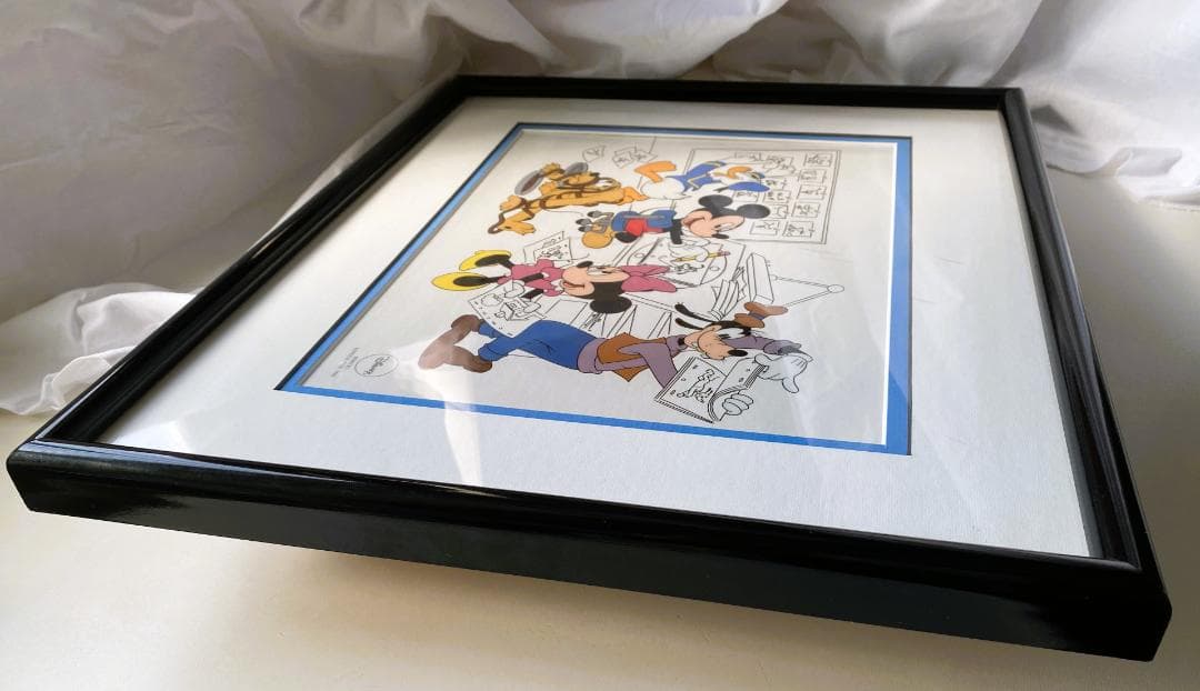 Disney セル画 【 レア 美品 】ミッキー ディズニー５大キャラクター