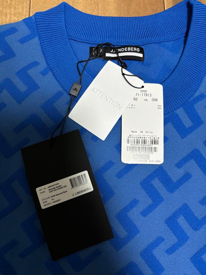 リンドバーグ　メンズ　ゴルフウェア　セーター