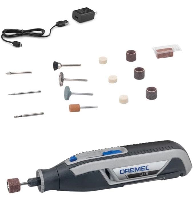 3.6Vコードレスミニルーター(充電器・アクセサリー15ピース付き) LITE