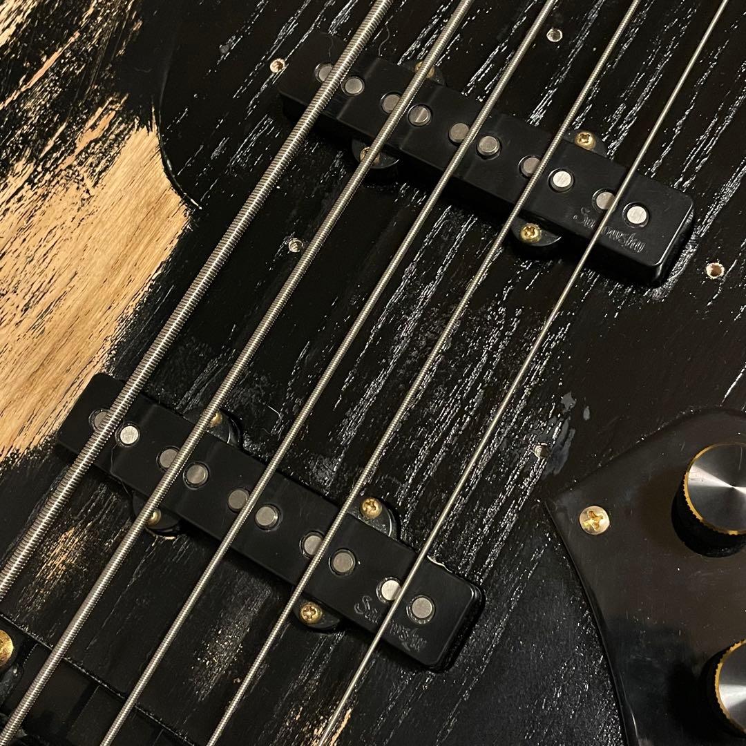 FGN フジゲン 5弦ベース サドウスキーピックアップ アッシュボディ ブラック