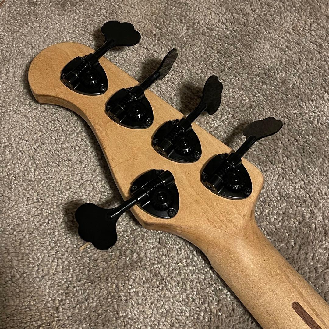 FGN フジゲン 5弦ベース サドウスキーピックアップ アッシュボディ ブラック