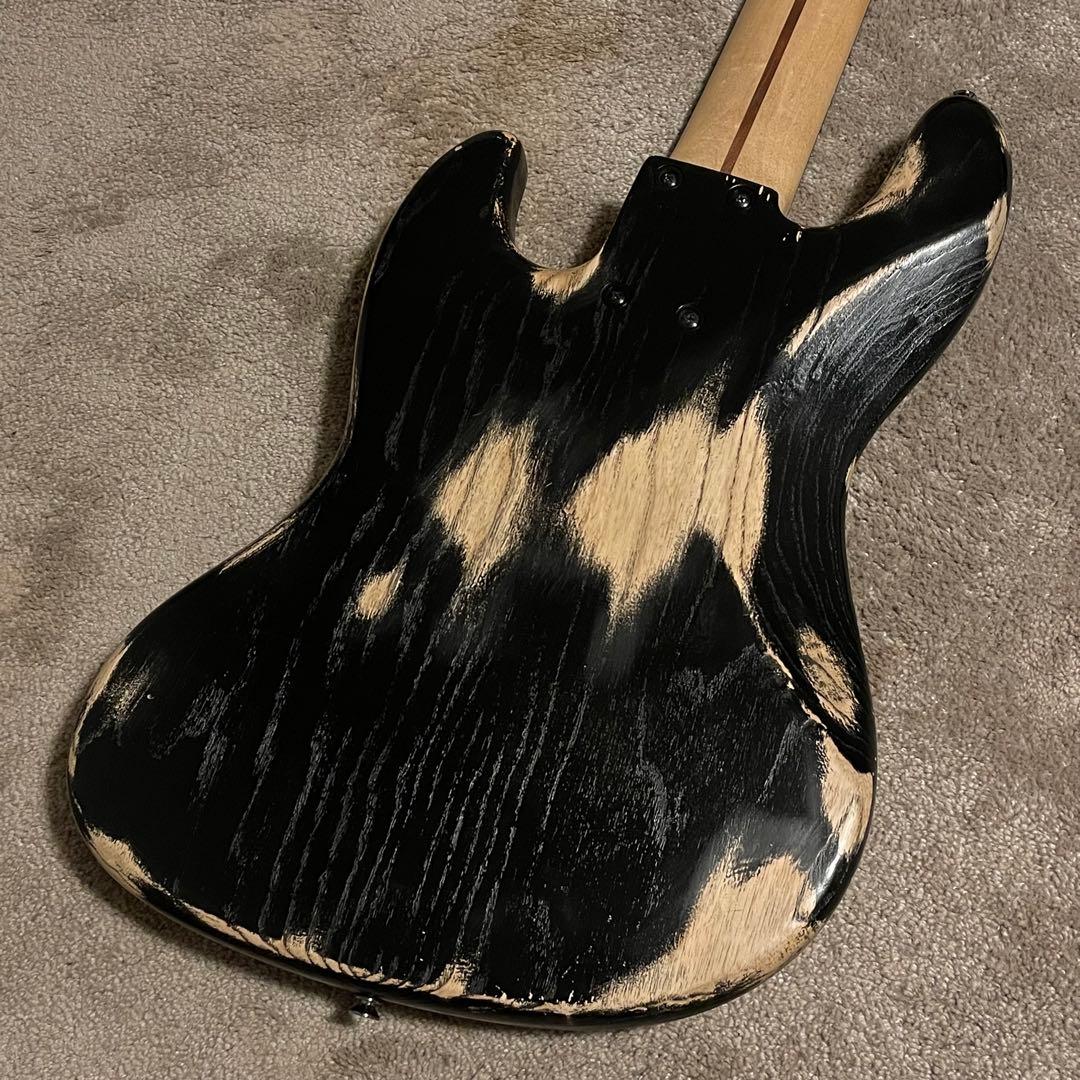 FGN フジゲン 5弦ベース サドウスキーピックアップ アッシュボディ ブラック