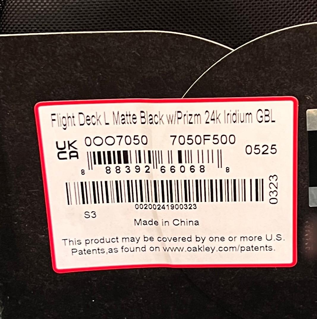 新作 OAKLEY FLIGHTDECK L 【PRIZM24KIRIDIUM】