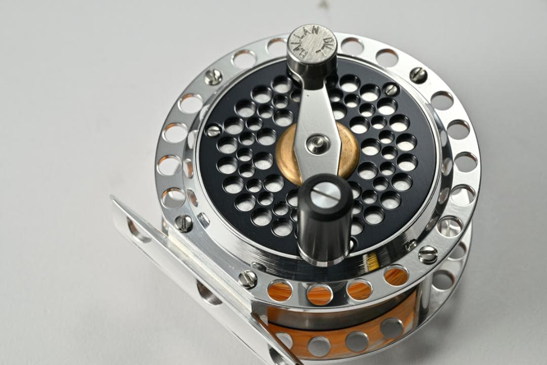 ビルバラン　シグニチャーベイビー　フライリール　レザーポーチ付き