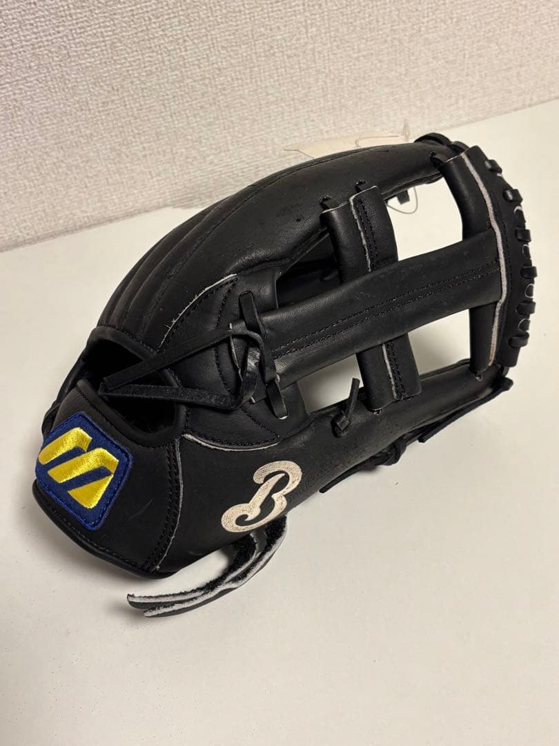Mizuno BayStars 野球グローブ 左投げ用 黒