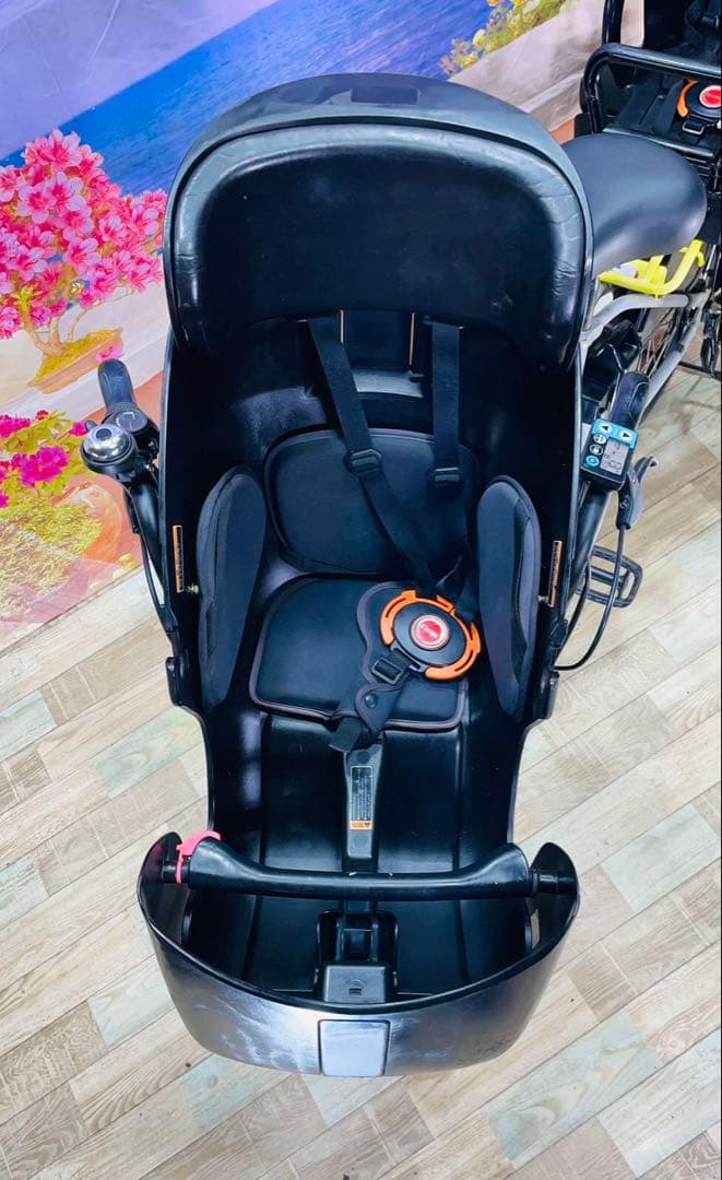 パスキス12AH⭐️激レアモデル！ヤマハ子供乗せ電動アシスト自転車Y3102