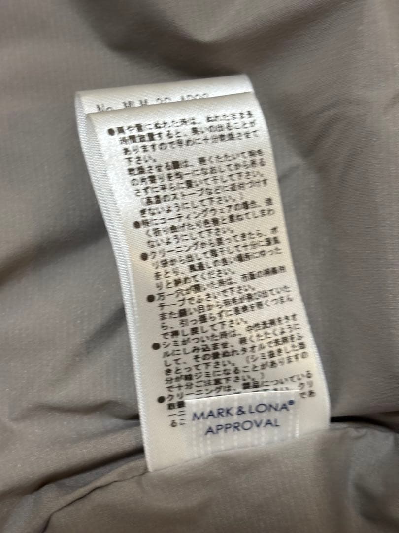 【美品】マークアンドロナ　ゴルフ　ダウンベスト44 エンジ　キムタク　木村拓哉