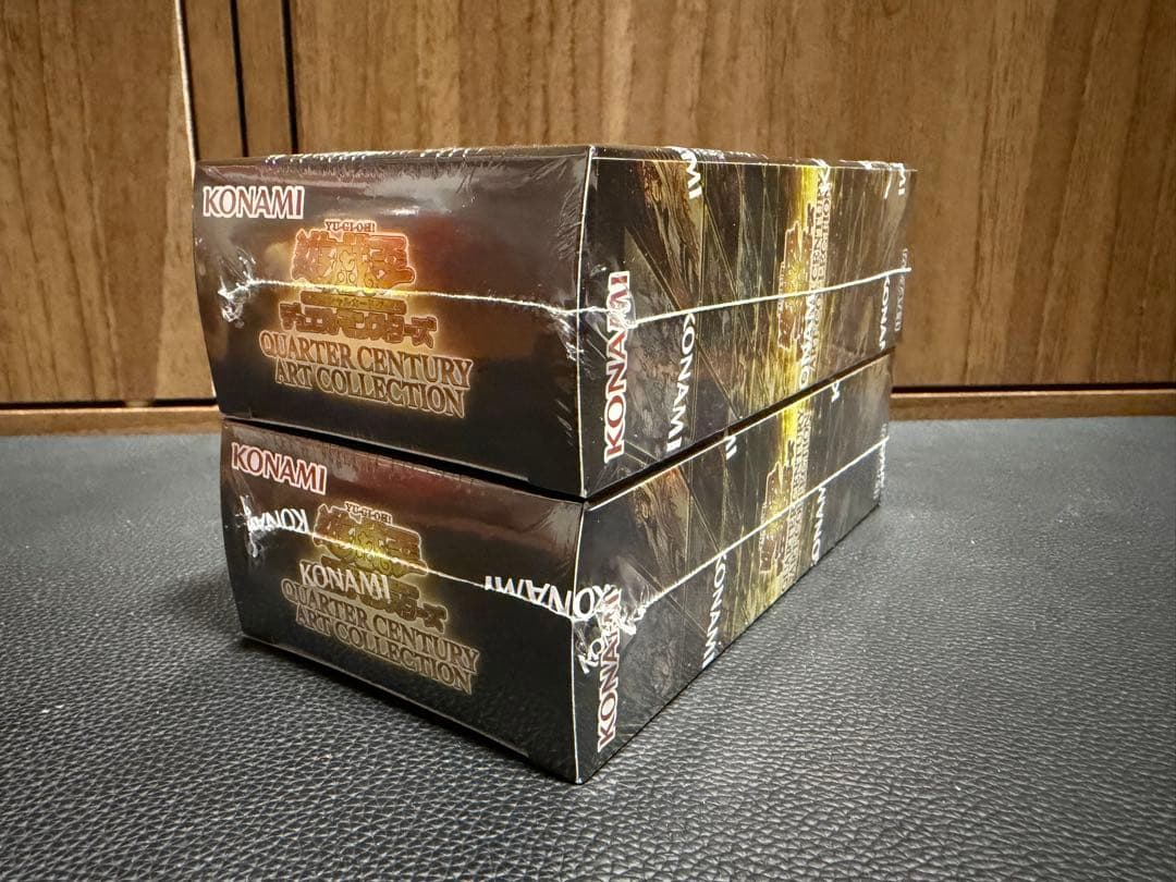 遊戯王 クォーターセンチュリーアートコレクション　シュリンク付 未開封 2BOX