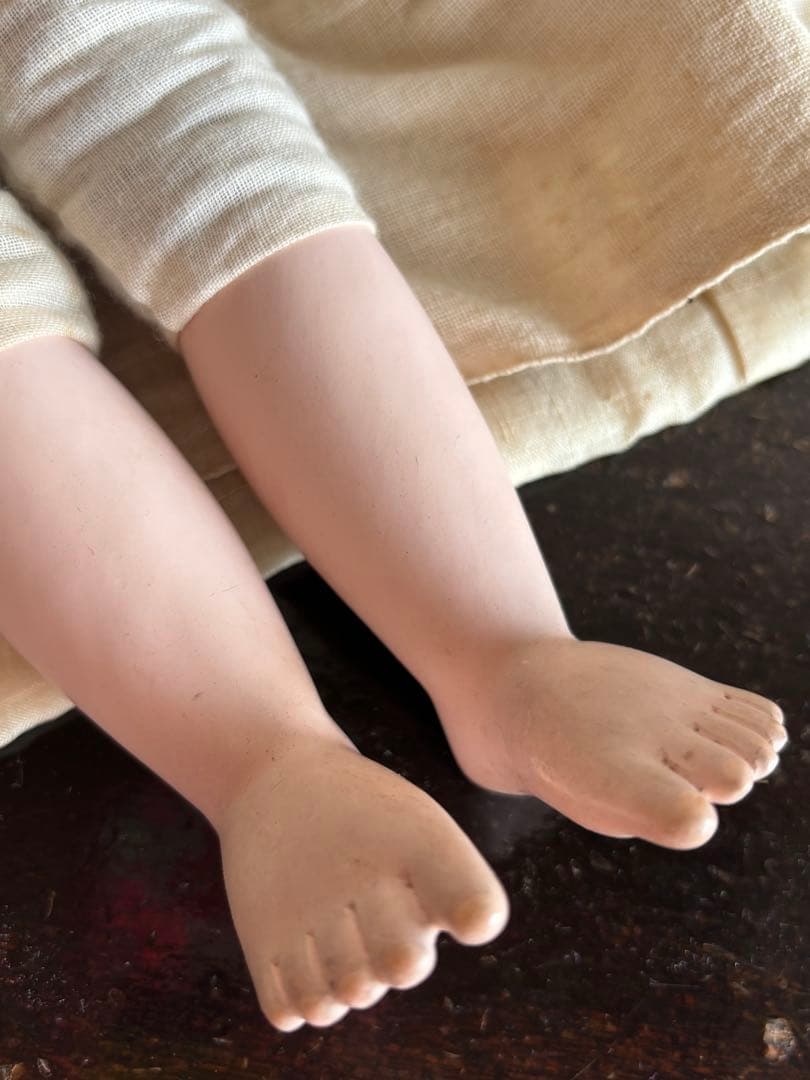 市松人形 竹内益次郎　吾妻人形　日本人形　大正　レトロ　約39cm 骨董　訳あり