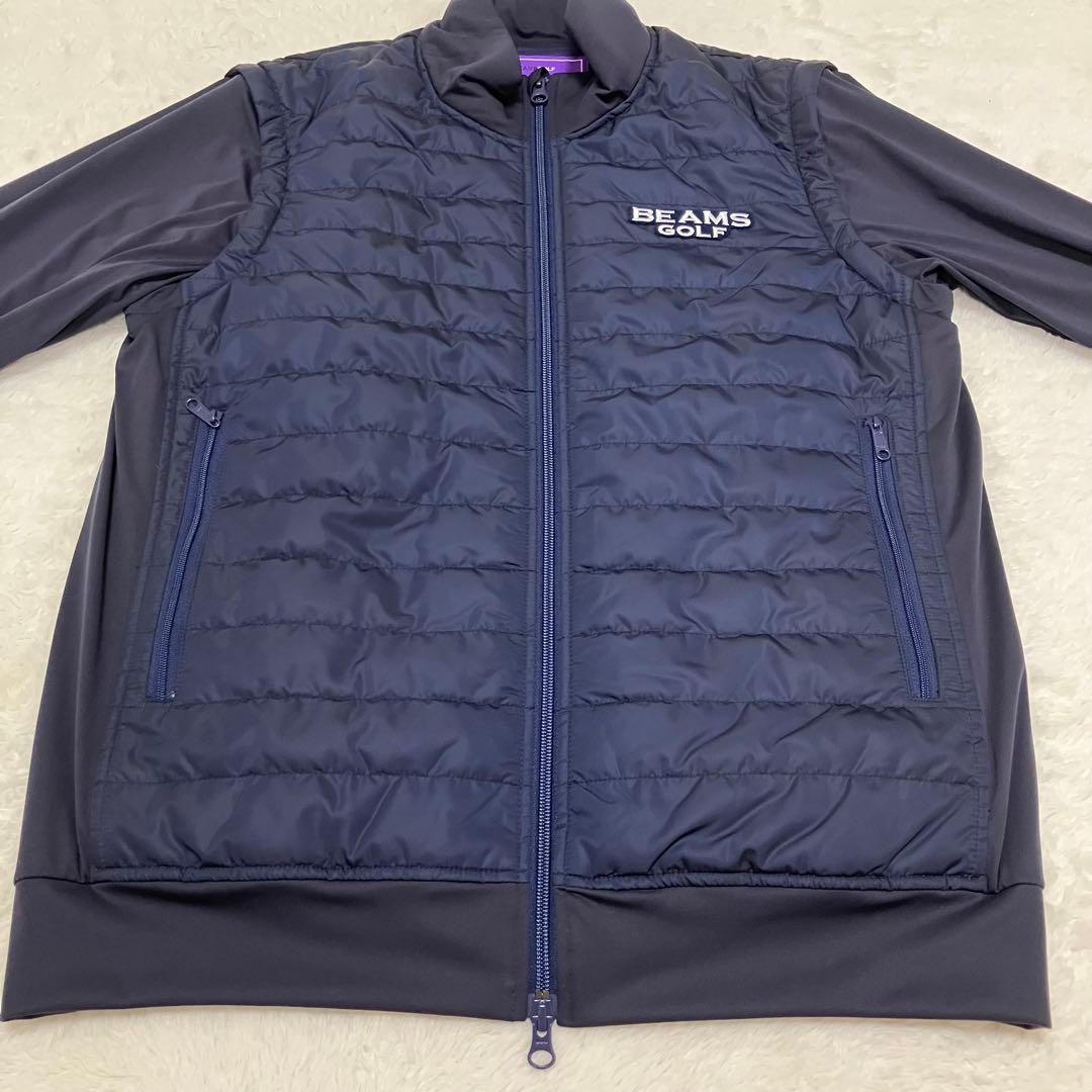 ⭐︎極美品⭐︎BEAMS GOLF パッカブル ２WAY パデッドブルゾン ダウン