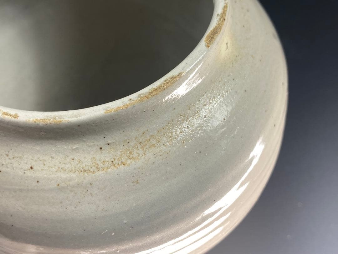 李朝 茶壺 骨董 古玩 古美術 茶道具 時代物 高11.4cm