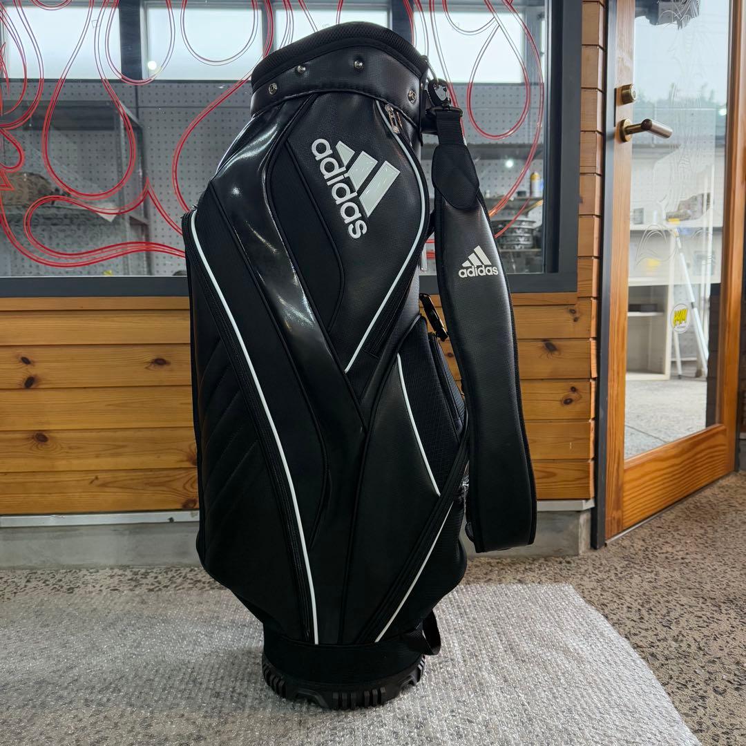 未使用展示品❗️【アディダスゴルフ】軽量設計 9.0型 ゴルフ キャディバッグ
