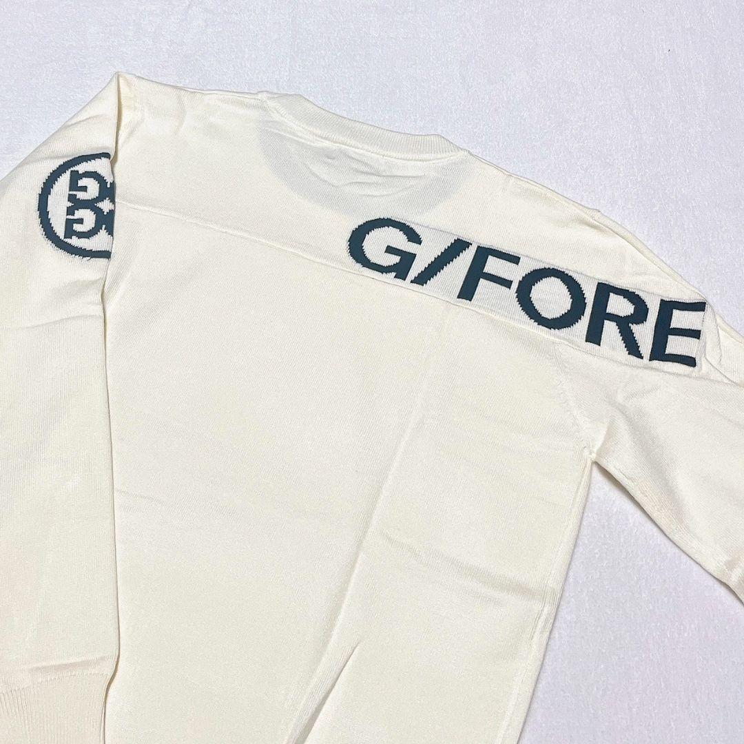 新品　G/FORE　ジーフォア　ゴルフ　セーター　ホワイト　M　メンズ