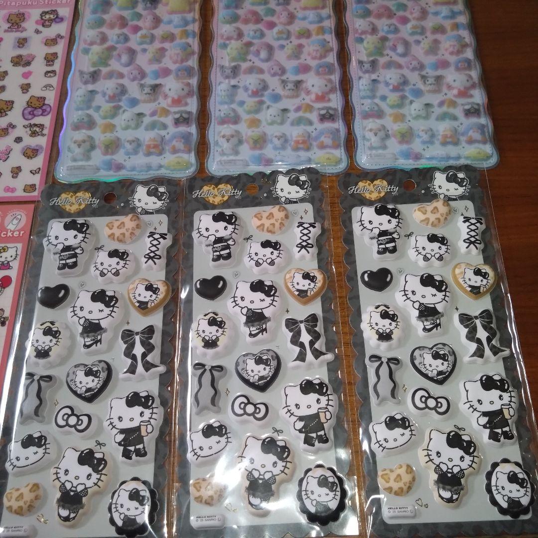 サンリオ ハローキティ・ウサハナ ぷっくりシール まとめ売り 未使用