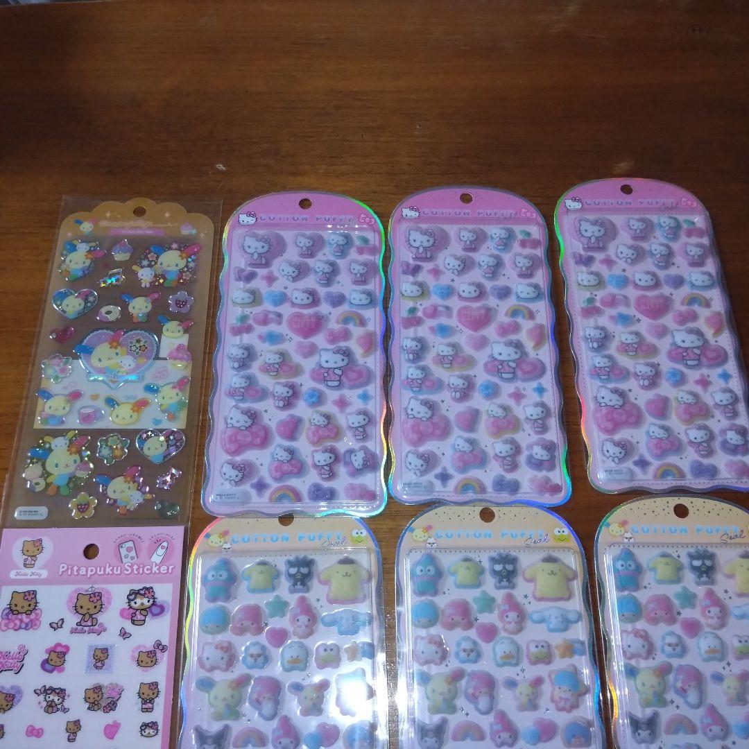 サンリオ ハローキティ・ウサハナ ぷっくりシール まとめ売り 未使用