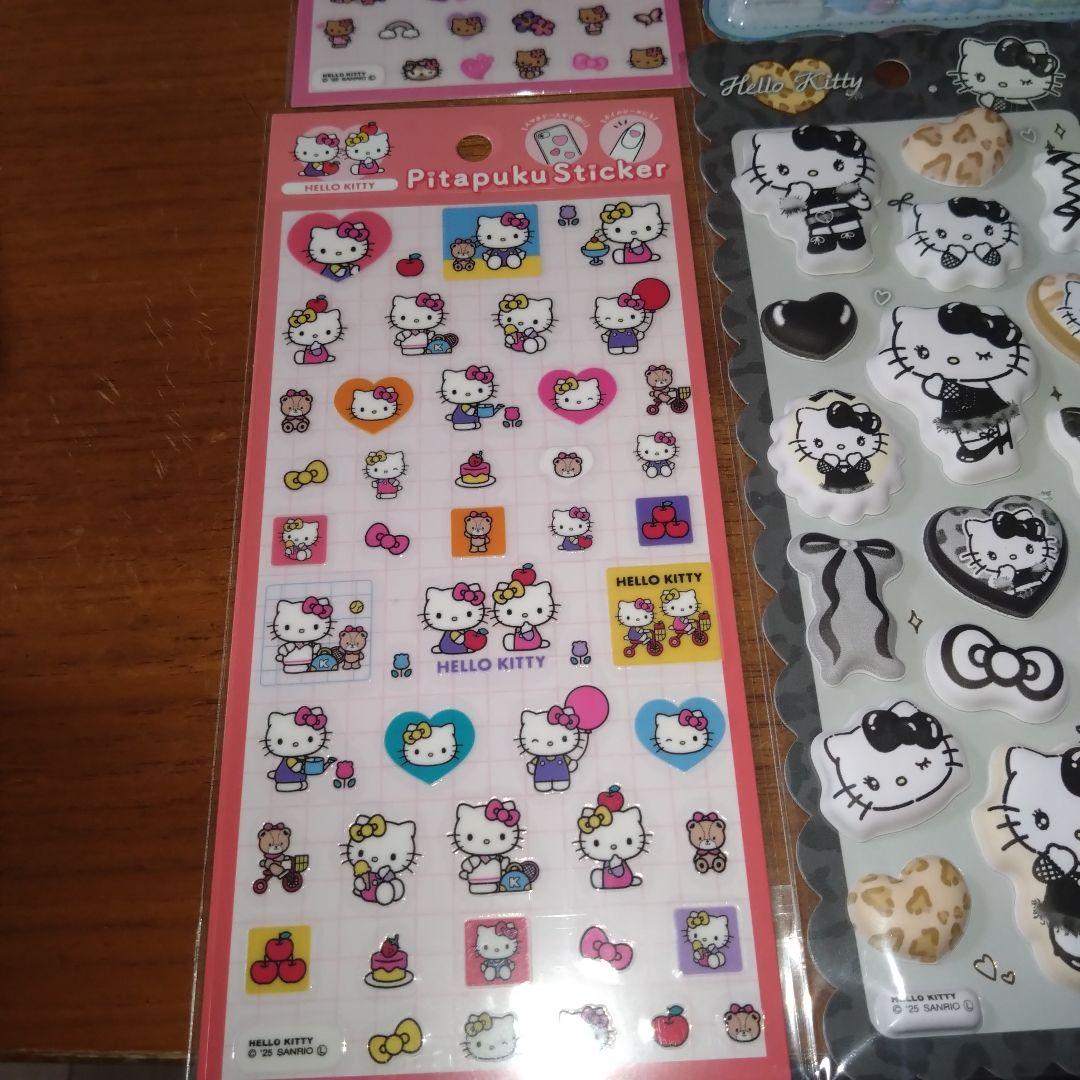サンリオ ハローキティ・ウサハナ ぷっくりシール まとめ売り 未使用