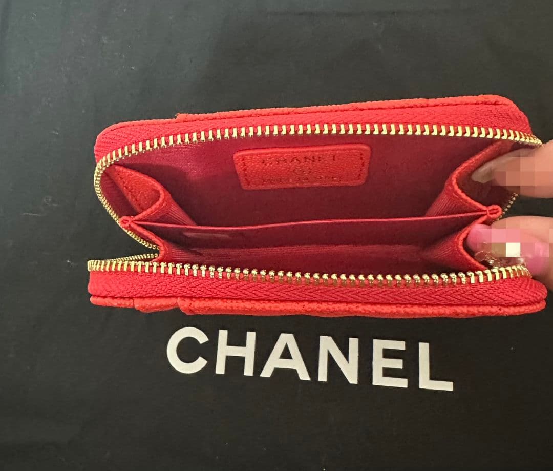 CHANELフラグメントケースケースレッド新品ノベルティ