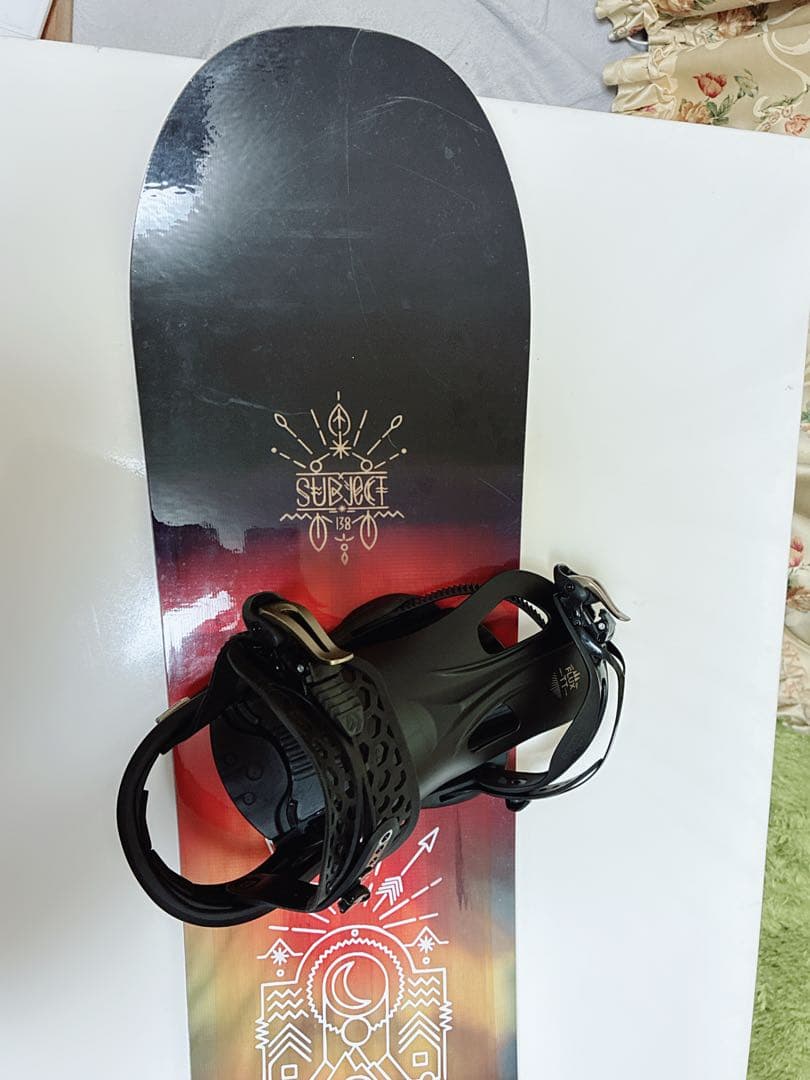 サロモンサブジェクト　138cm スノーボード　ビンディング・カバー付き