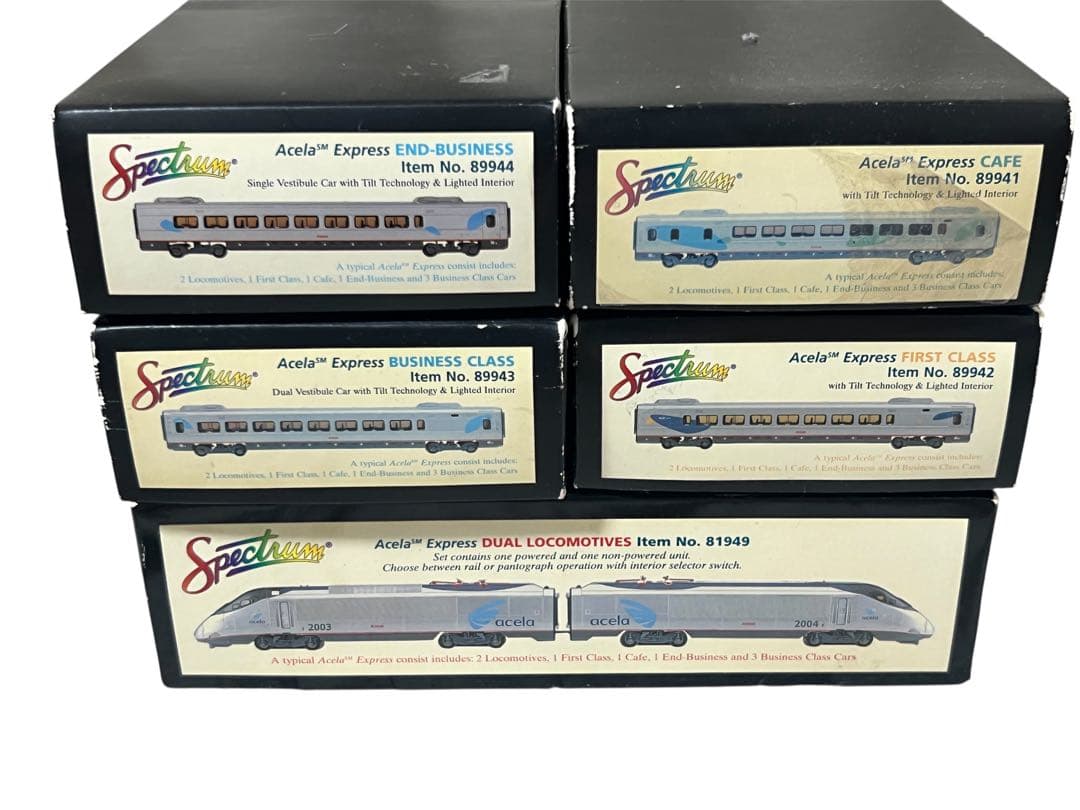 HOゲージ Acela Express 6両セット(BACHMANN)