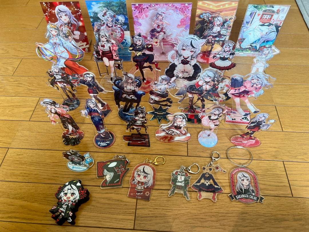 ホロライブ 沙花叉クロヱ アクリルスタンド キーホルダーセット