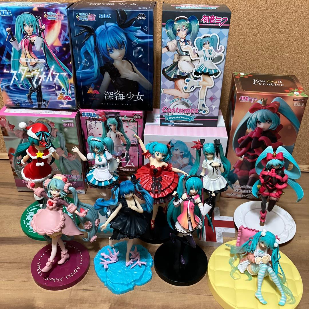 初音ミク　フィギュア　箱付き　まとめ　セット　9個セット