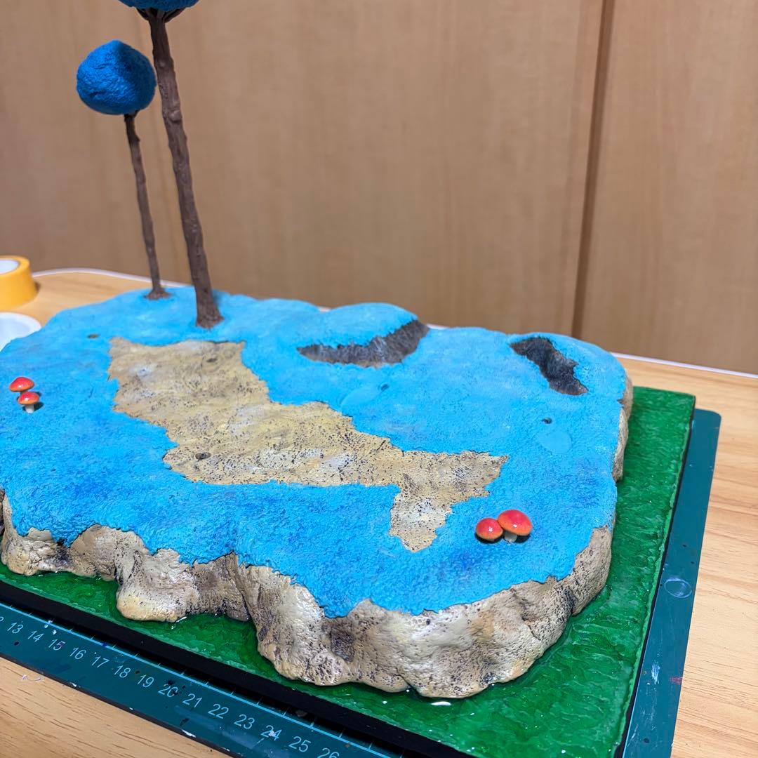 ドラゴンボール ジオラマ リペイント 自作 ナメック星 フィギュア