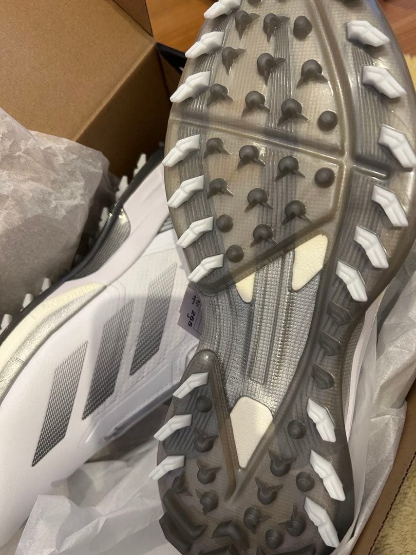 adidas ゴルフシューズ IE3528 ホワイト/グレー/シルバー