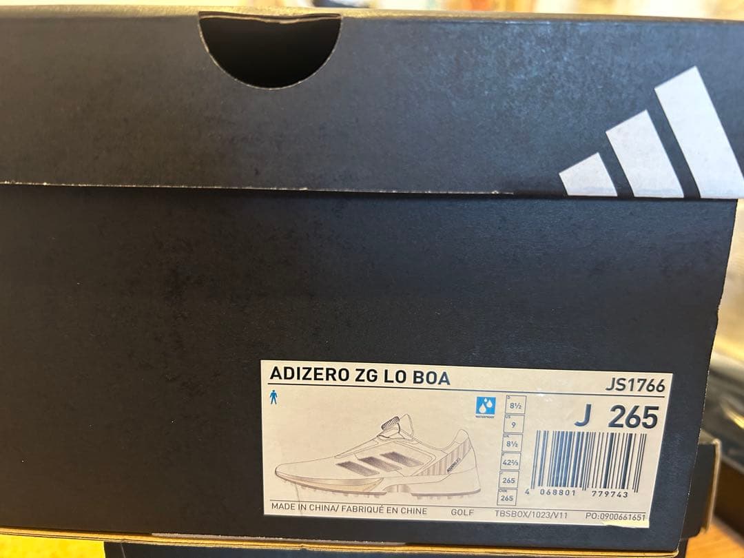 adidas ゴルフシューズ IE3528 ホワイト/グレー/シルバー