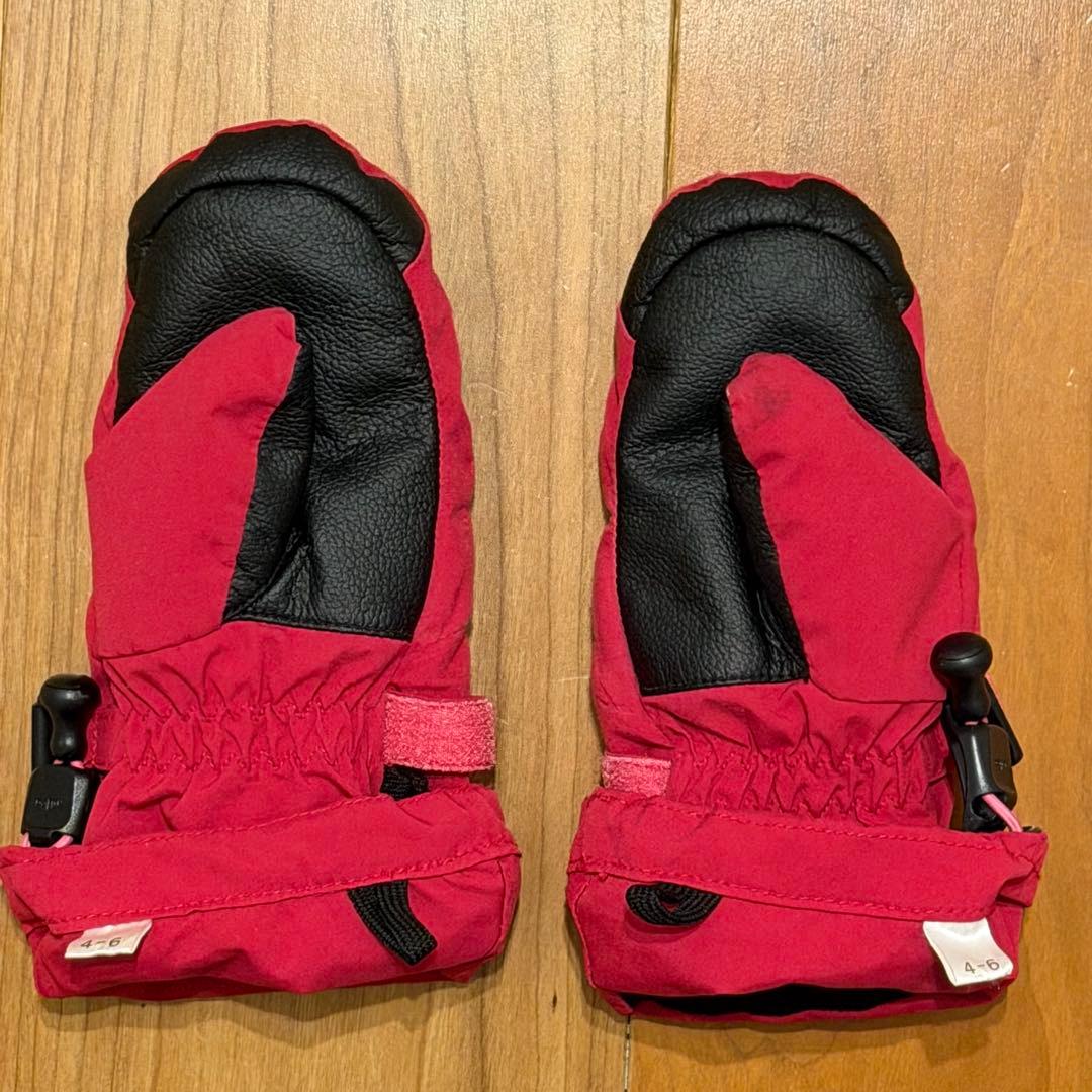 BURTONバートン ウェア上下+グローブ セット キッズガールズ XS 110