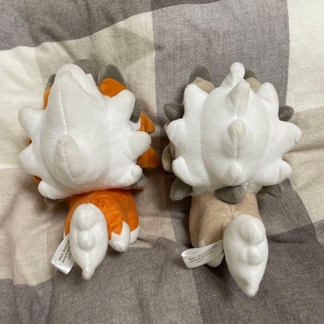 ポケモンセンター限定　ポケモンドールズ　ルガルガン　ぬいぐるみ　まひる　たそがれ