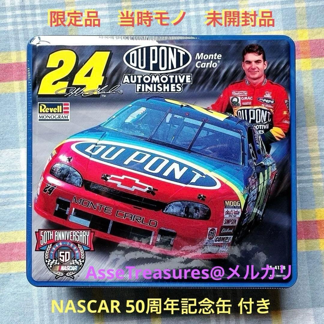 当時モノ 限定品 1/24 モンテカルロ ジェフ・ゴードン w/50周年記念缶