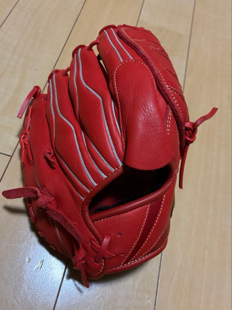 a*0様 ASICS ダルビッシュモデル 軟式グローブ 赤