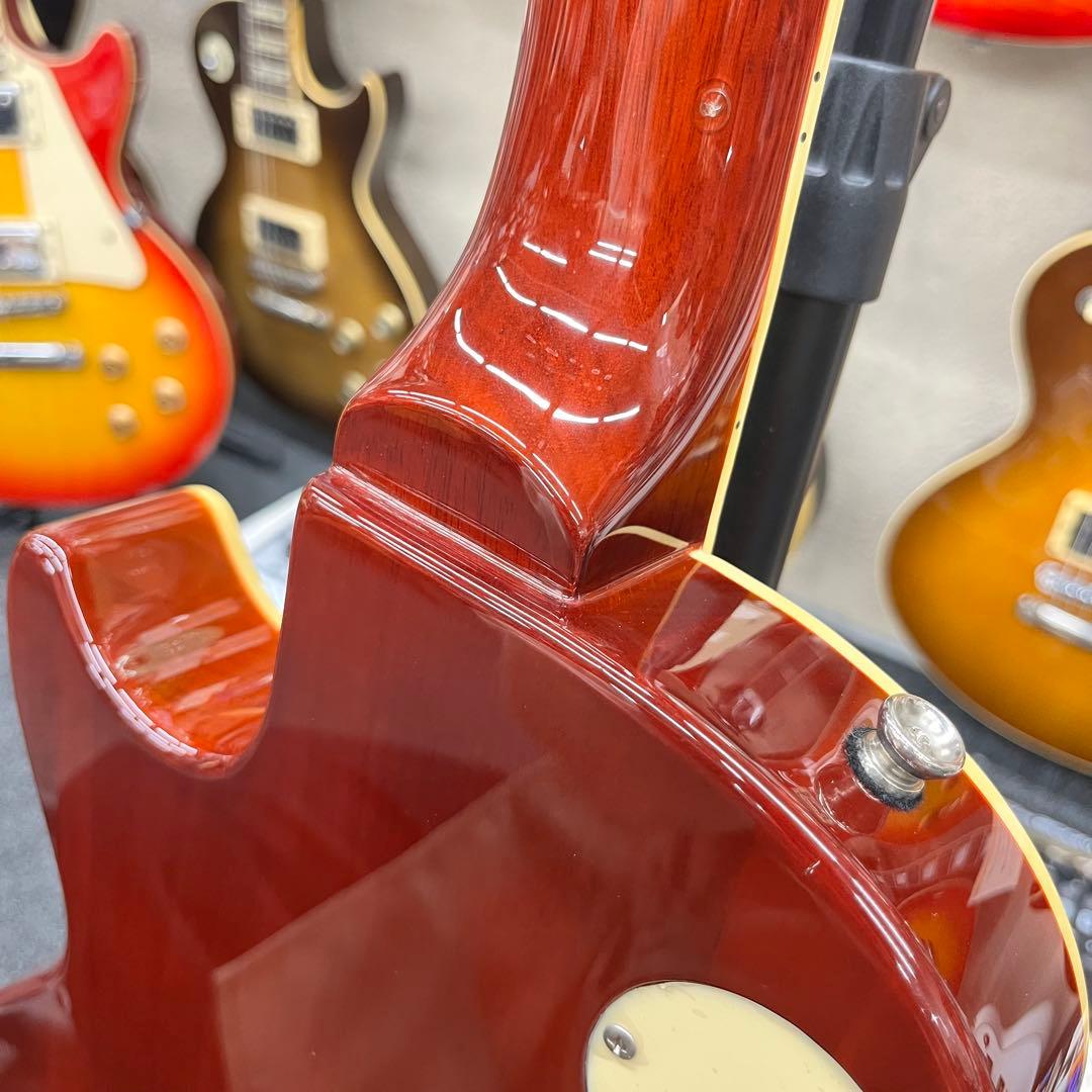 【11426】 Blitz leopard レスポールタイプ バリ杢