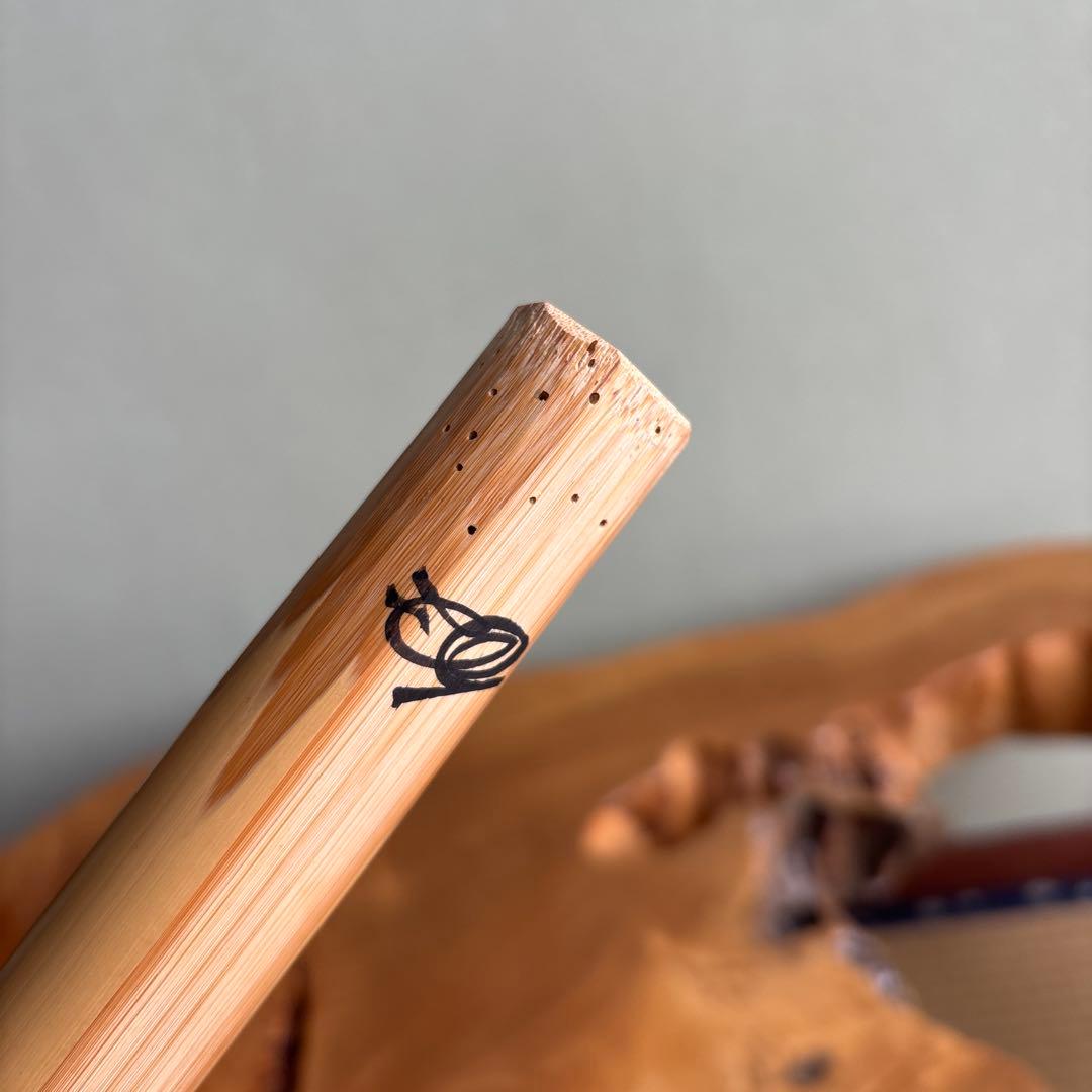 茶杓 洞雲作 「銘 早苗」茶道具 共箱